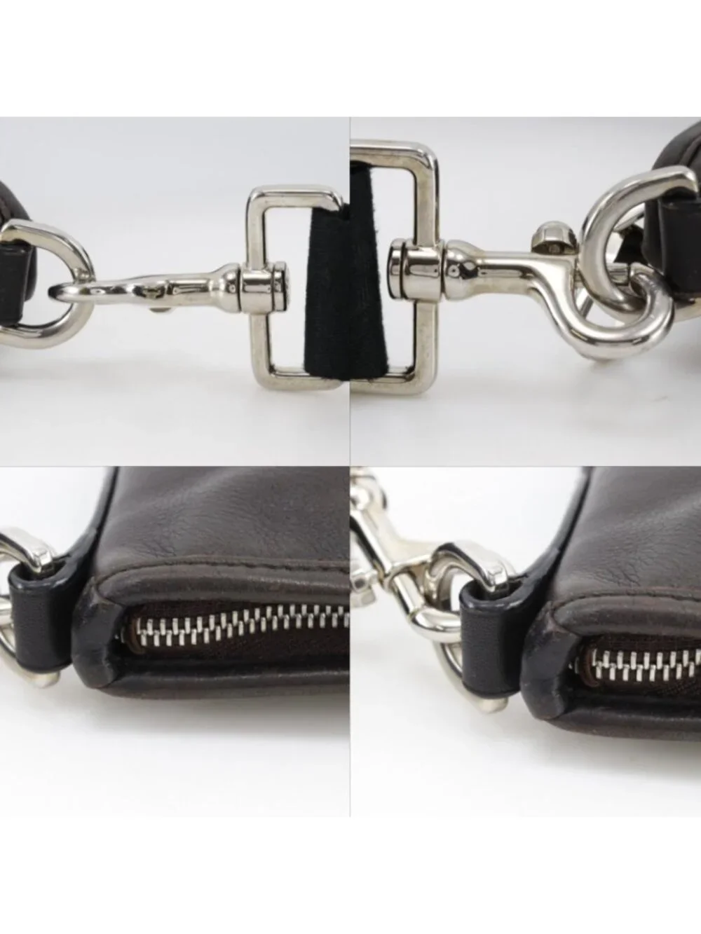 Loewe Anagram Leather Black Shoulder Bag